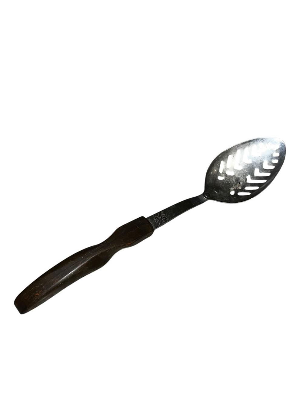 CUTCO vintage retro Stainless Slotted Strainer Spoon USA Kitchen Utensil